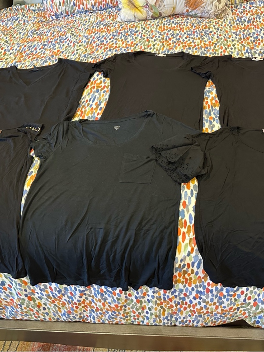 Zenana Outfitters Black Short Sleeve Tees - Pack of Assorted Styles